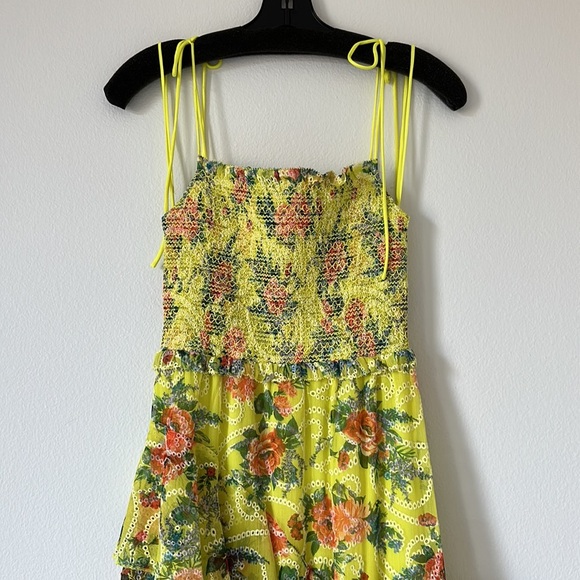 Alice + Olivia Jocelyn Tiered Ruffle Maxi Dress - 2 - Picture 4 of 9